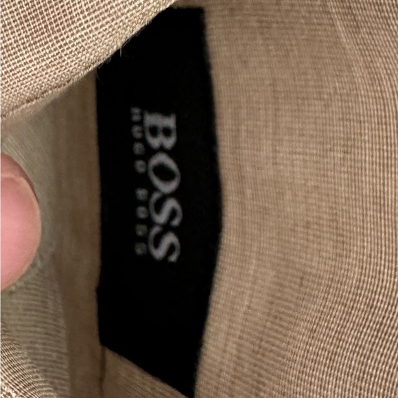 Hugo Boss Long Sleeve Button shirt - Beige - Picture 4 of 4